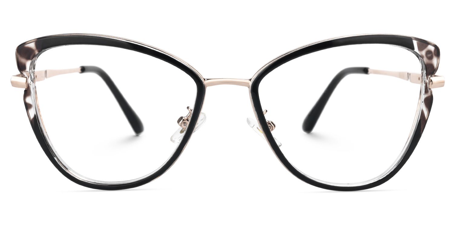 Brest Cat eye Black Eyeglasses Vooglam UK
