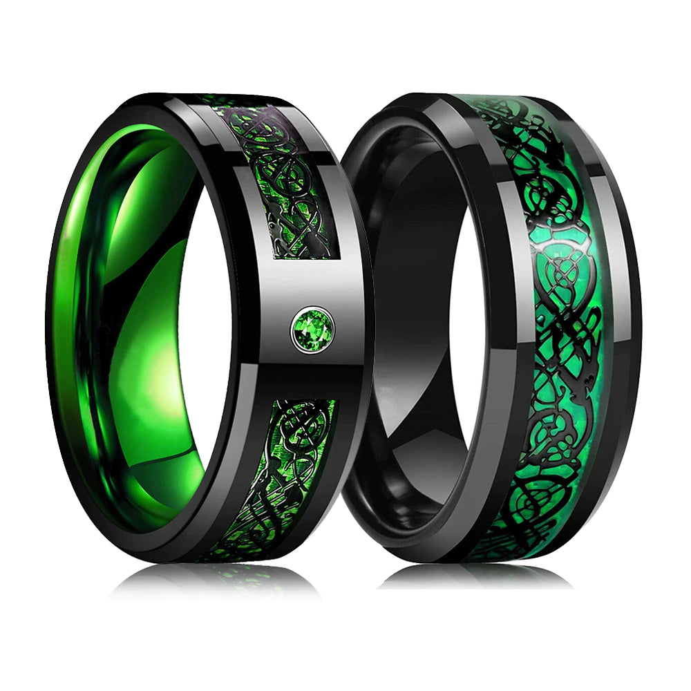 'Green Grass' Rings
