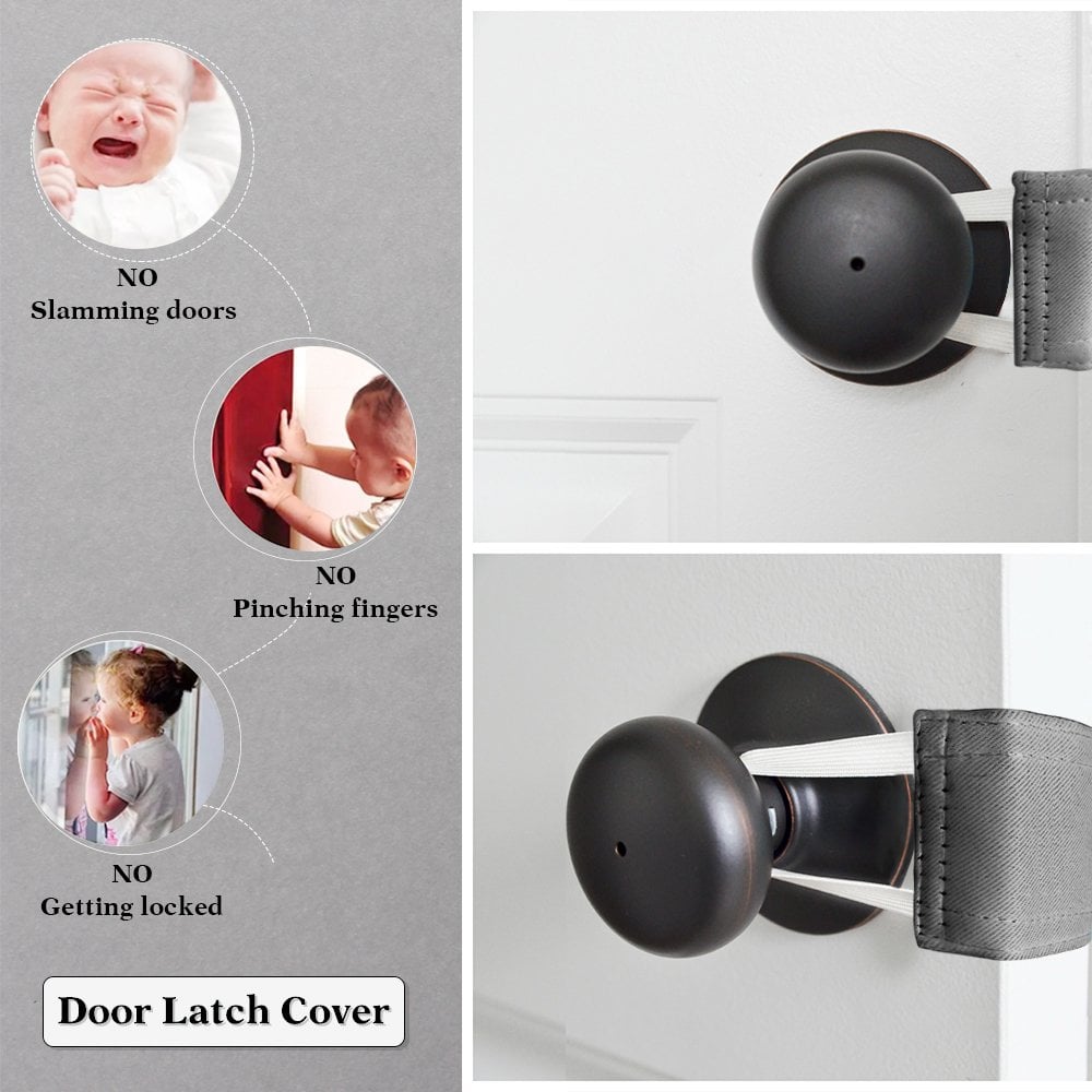Nursery Door Latch Cover Silencer