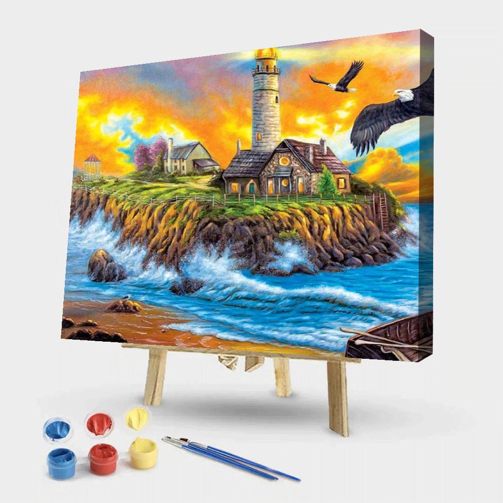 Paint By Numbers Lighthouse 50*40CM