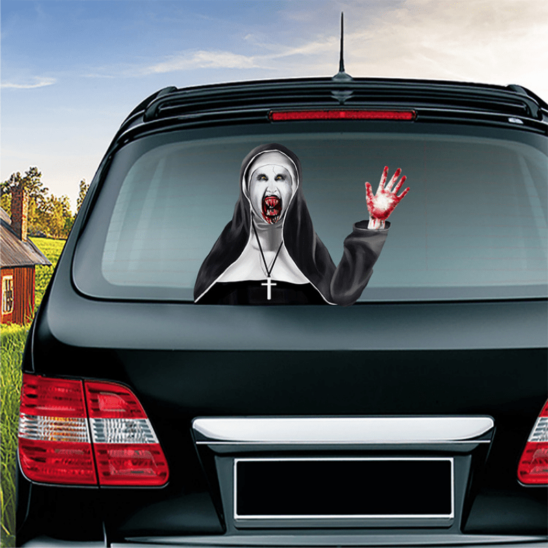 Car Rear Windshield Halloween Wiper Sticker
