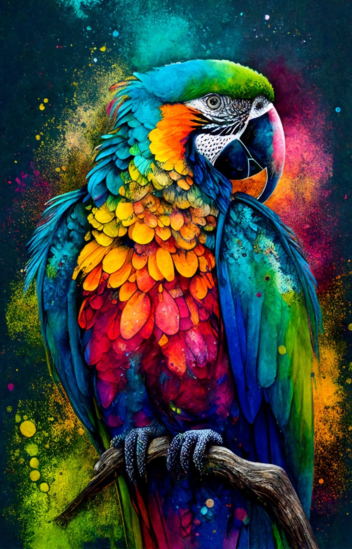 Full Round/Square Diamond Painting Kits Parrot