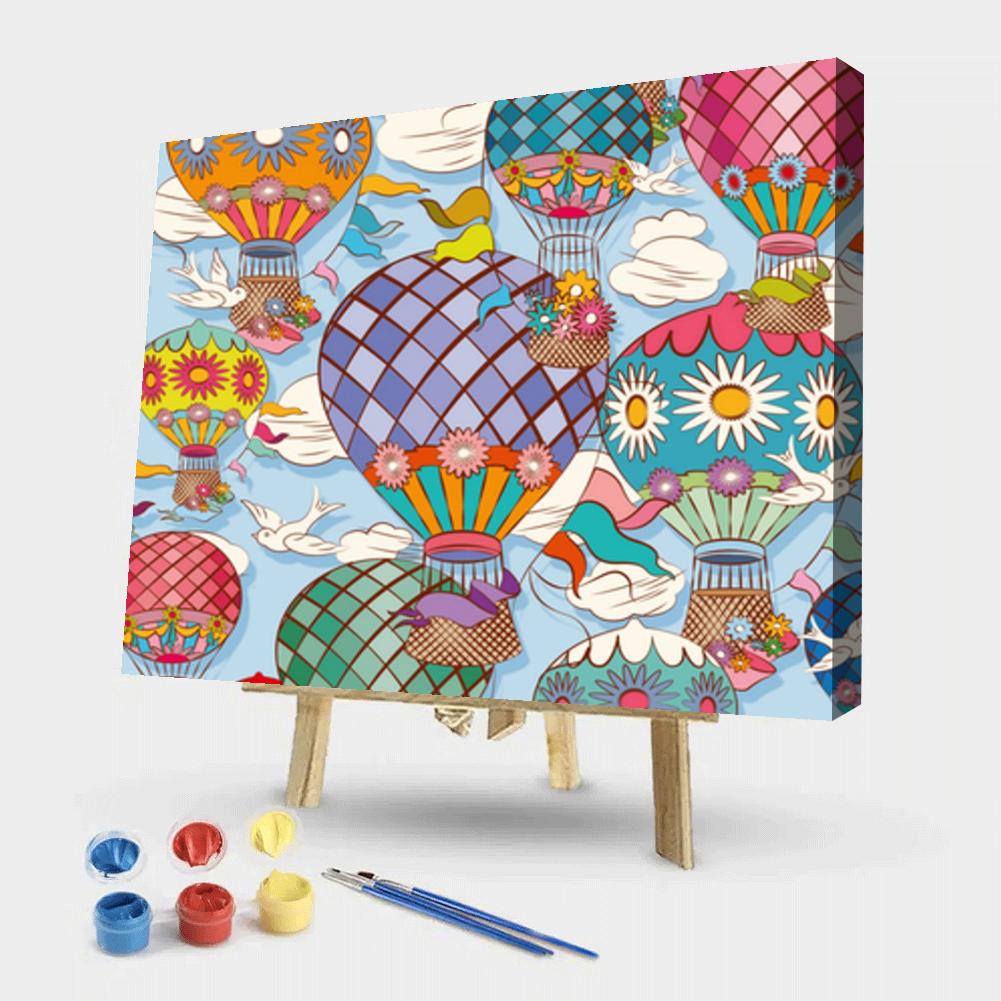 Paint By Numbers Hot Air Balloon 50*40CM