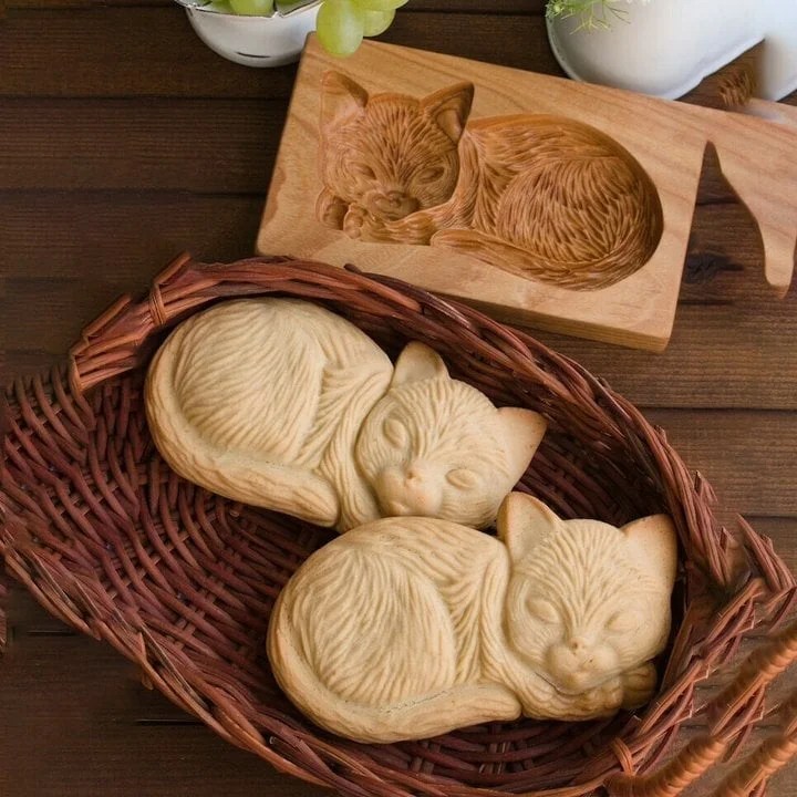 Wood Grain Cookie Knife Cookie Embossing Mould