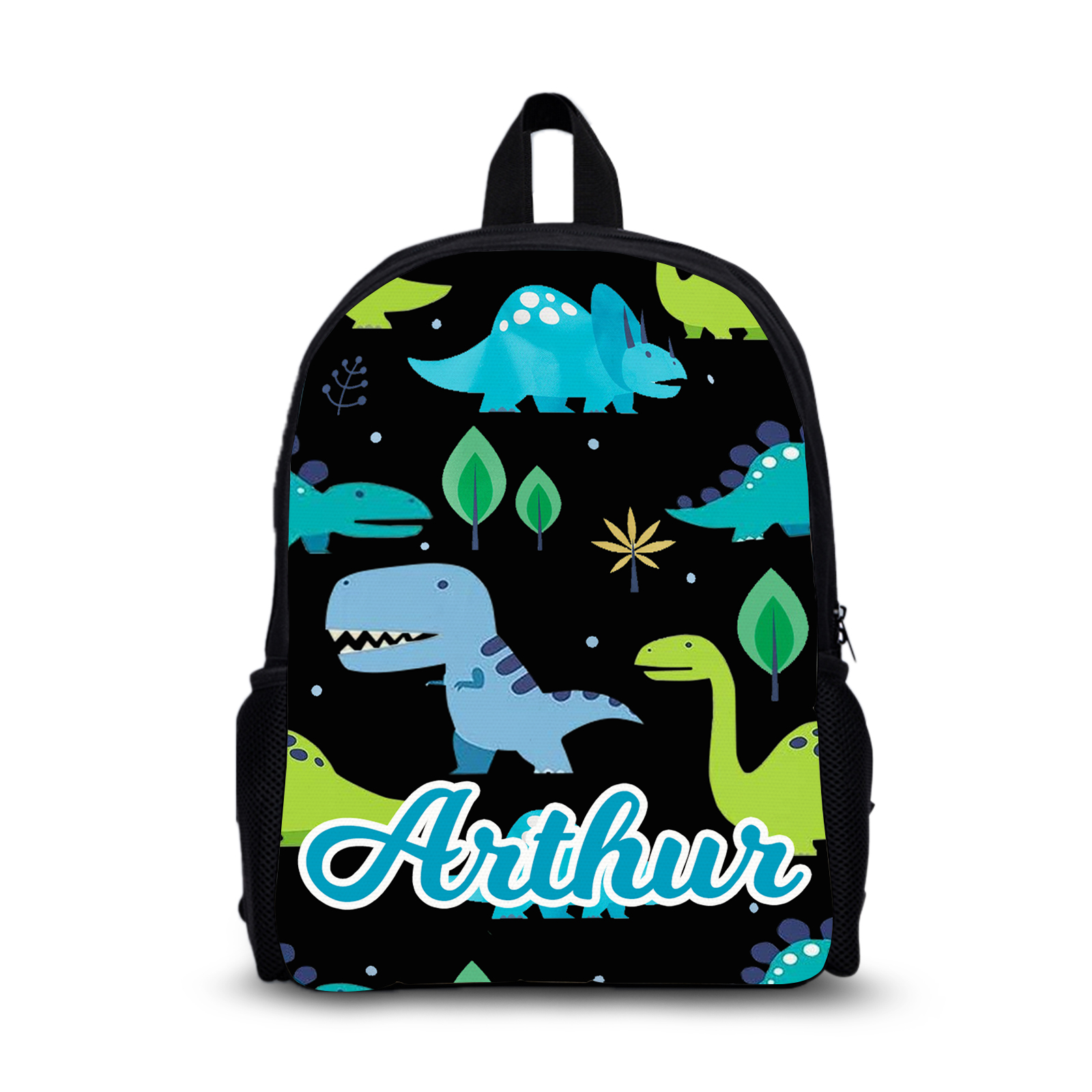 Personalized Dinosaur School Bag Name Backpack, Customized Schoolbag
