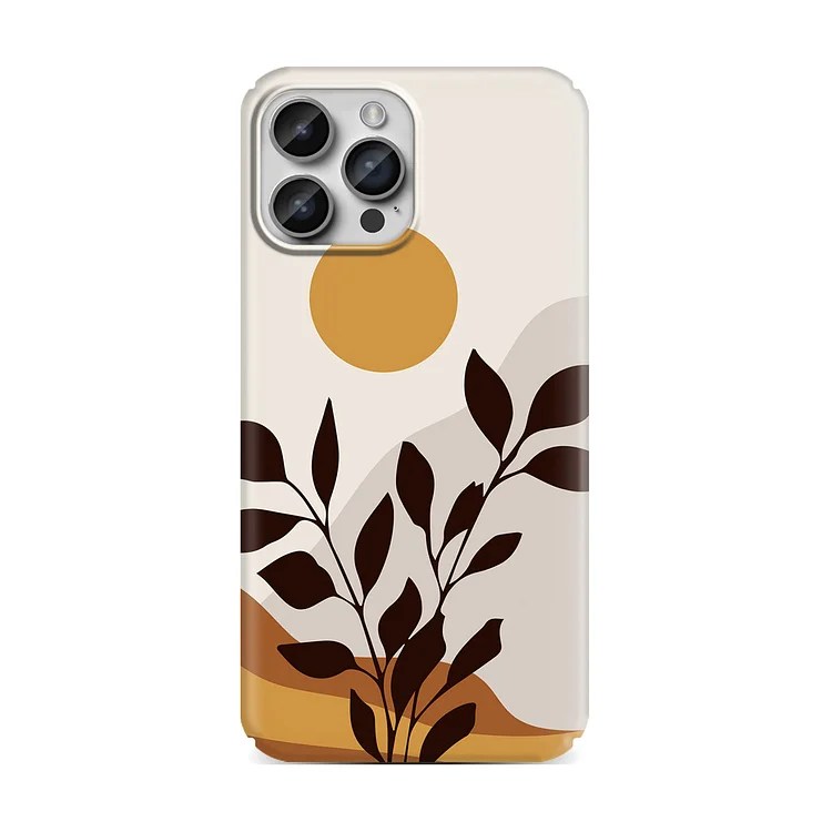 Sunset Reeds Fine Art iPhone Case