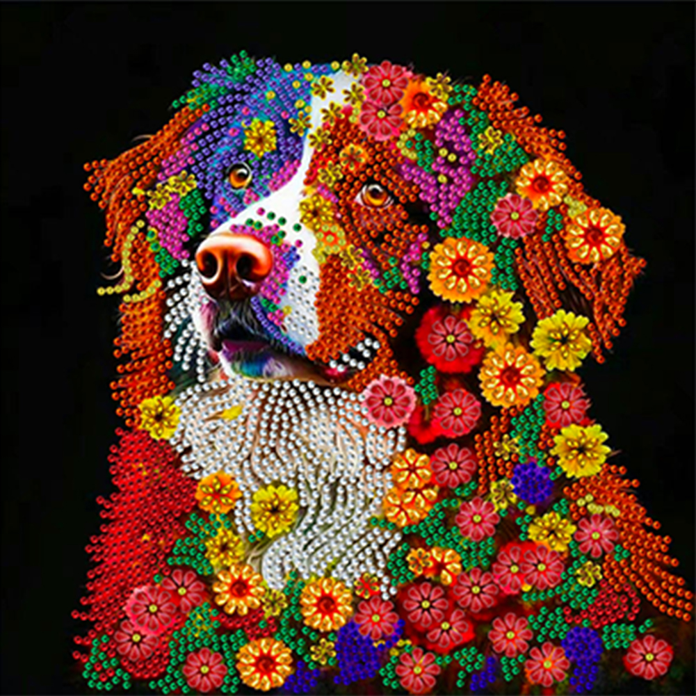 5D DIY Crystal Rhinestone Diamond Painting Dog