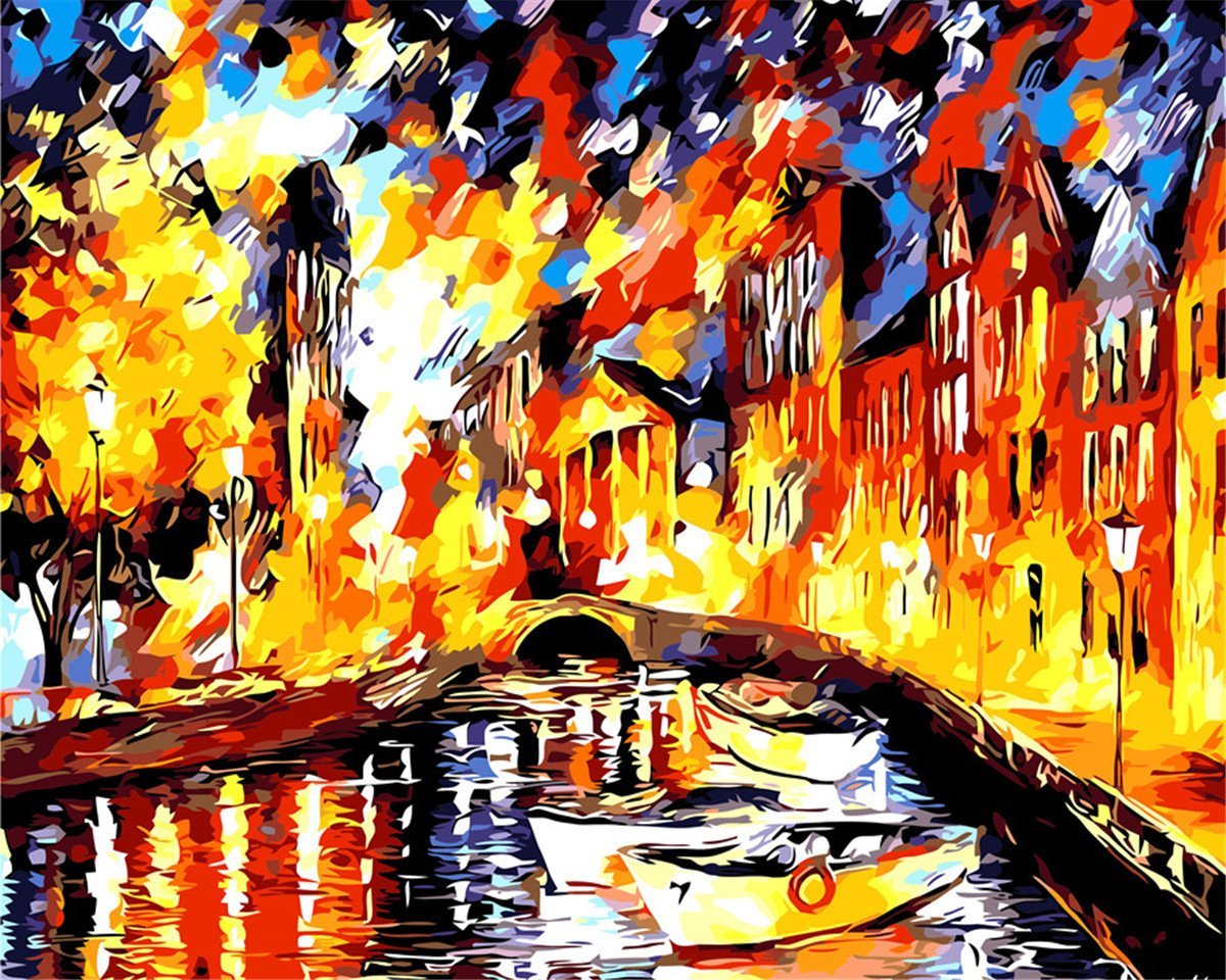 DIY Painting By Numbers Dreamy harbor