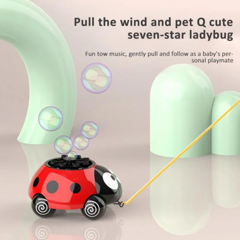 New Charging Beetle Bubble Machine Children's Outdoor Electric Q Cute