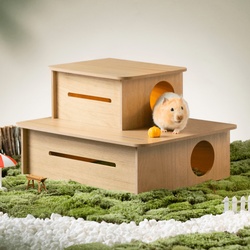 Hamster Hideout Wooden House