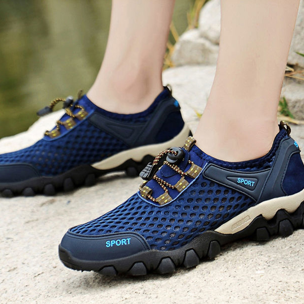 Nuove scarpe casual da trekking traspiranti in rete estiva