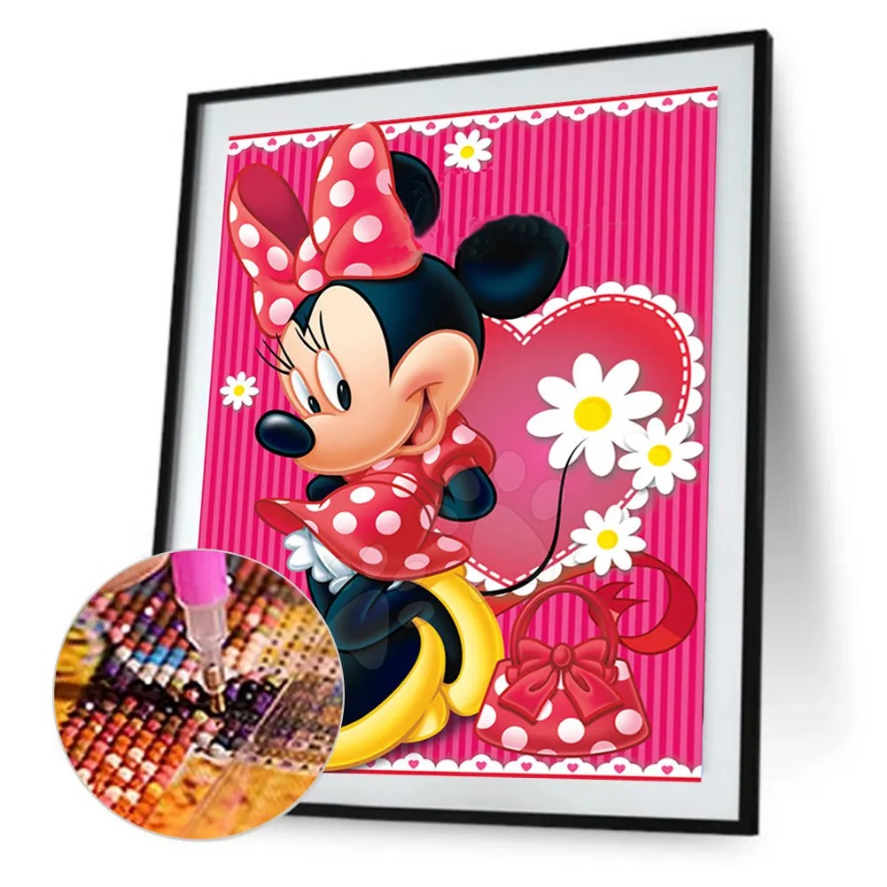 Diamond Painting 5D Full Round Dril Minnie