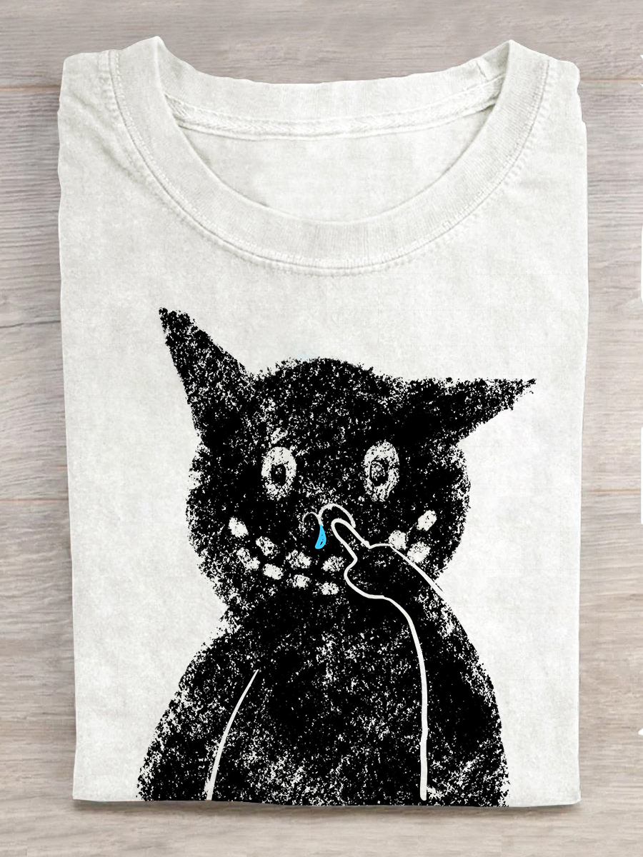 The Cat Wiping Nose Tshirt