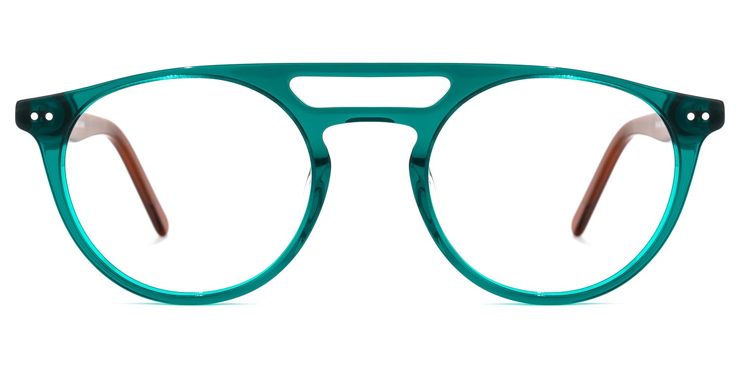 Denver Aviator Green Eyeglasses Vooglam UK