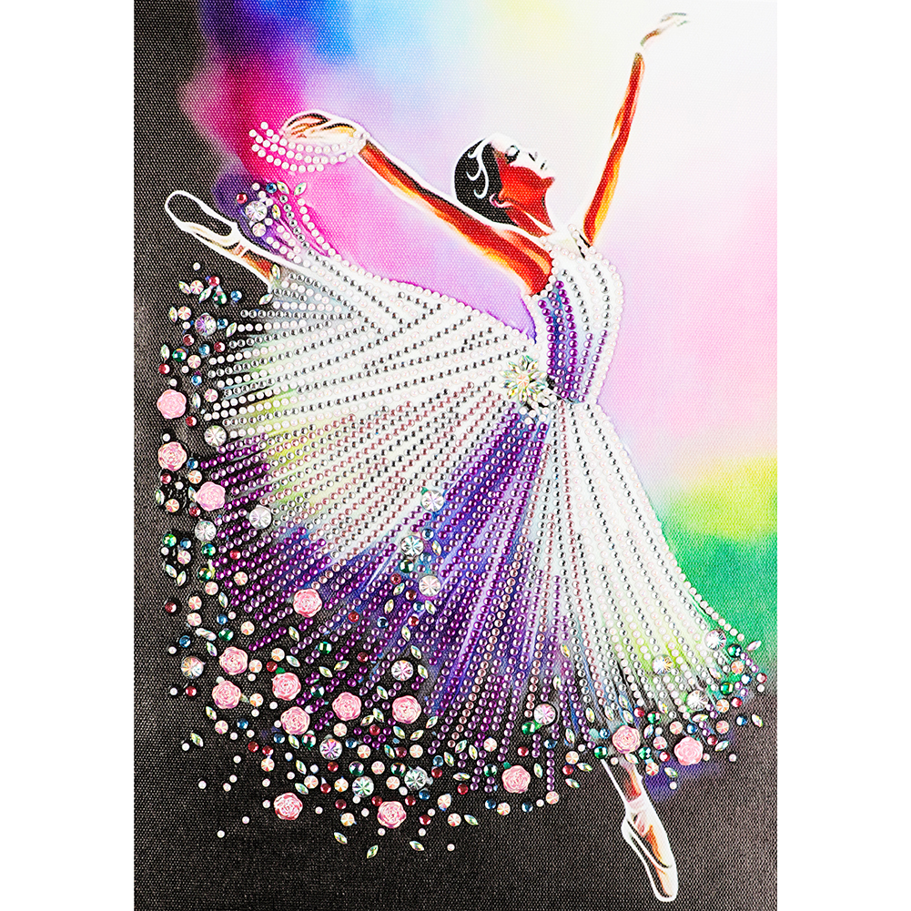 Ballet Girl Part Set Special Shaped Diamond Painting 30x40cm