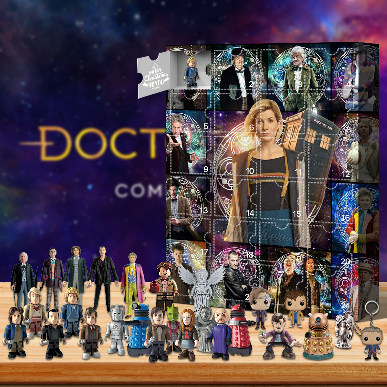 Doctor Who Advent Calendar The One With 24 Little Doors