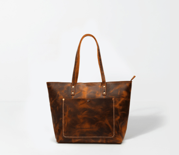 Custom leather tool bag box , vintage leather tool tote bag for men