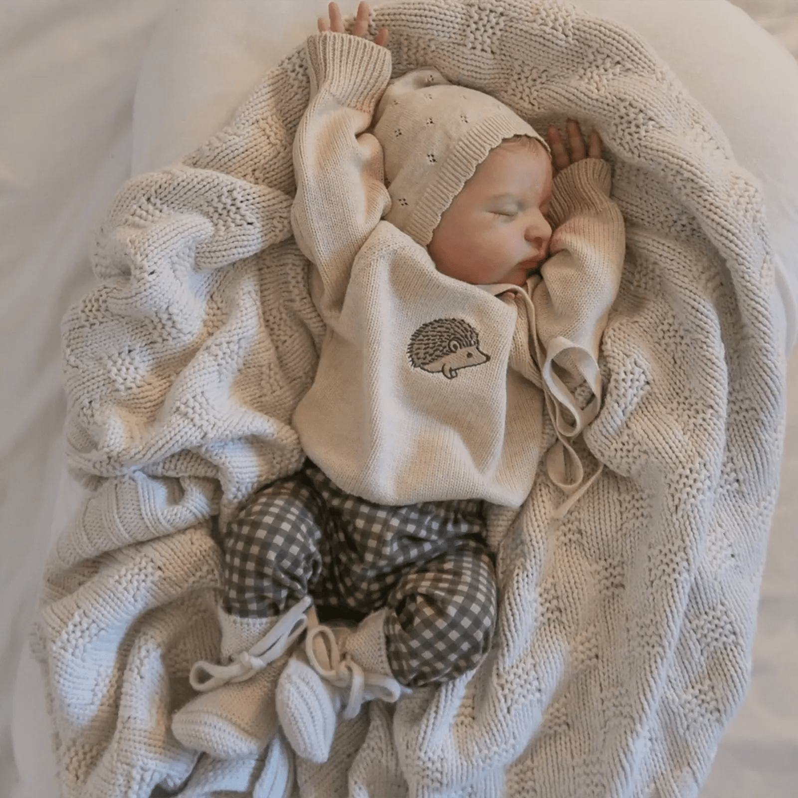 [New] 20" Realistic Reborn Baby Doll Sleeping Girl Napsin Baby Doll