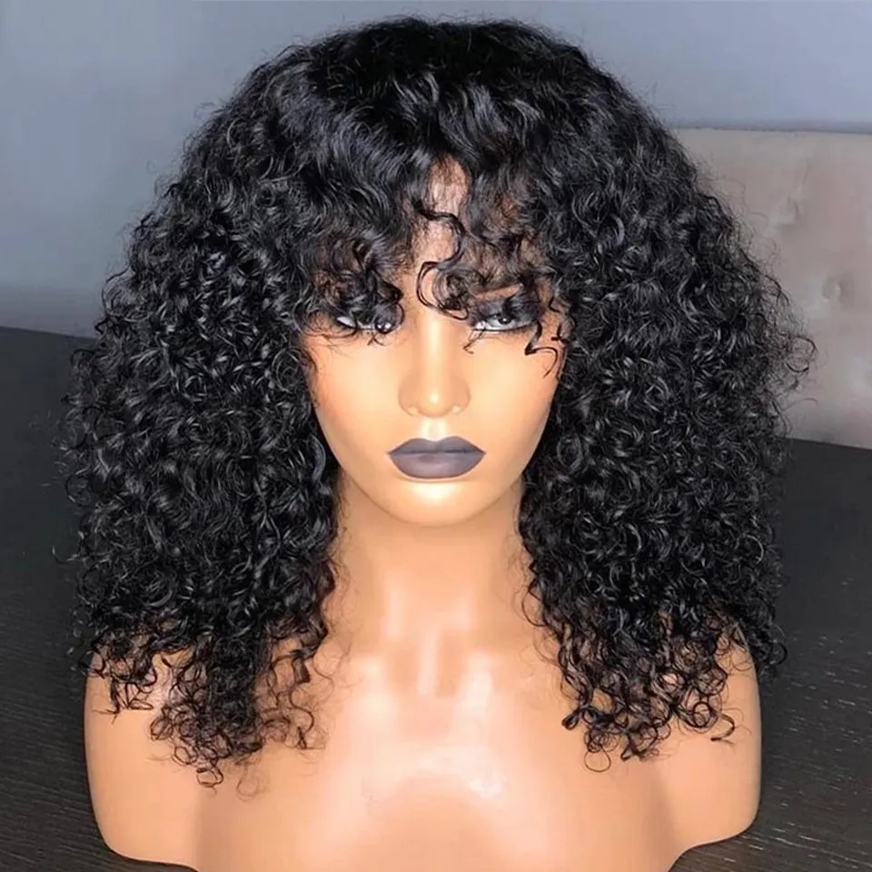 SMITHHAIR® Brazilian Water Curly 13x4 Lace Front Human Hair Wigs 26 28