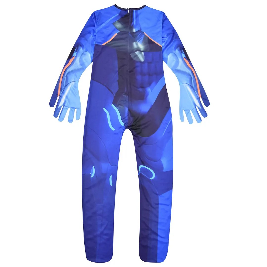 Fortnite Carbide Halloween Cosplay Costume Jumpsuit with Mask Outfits