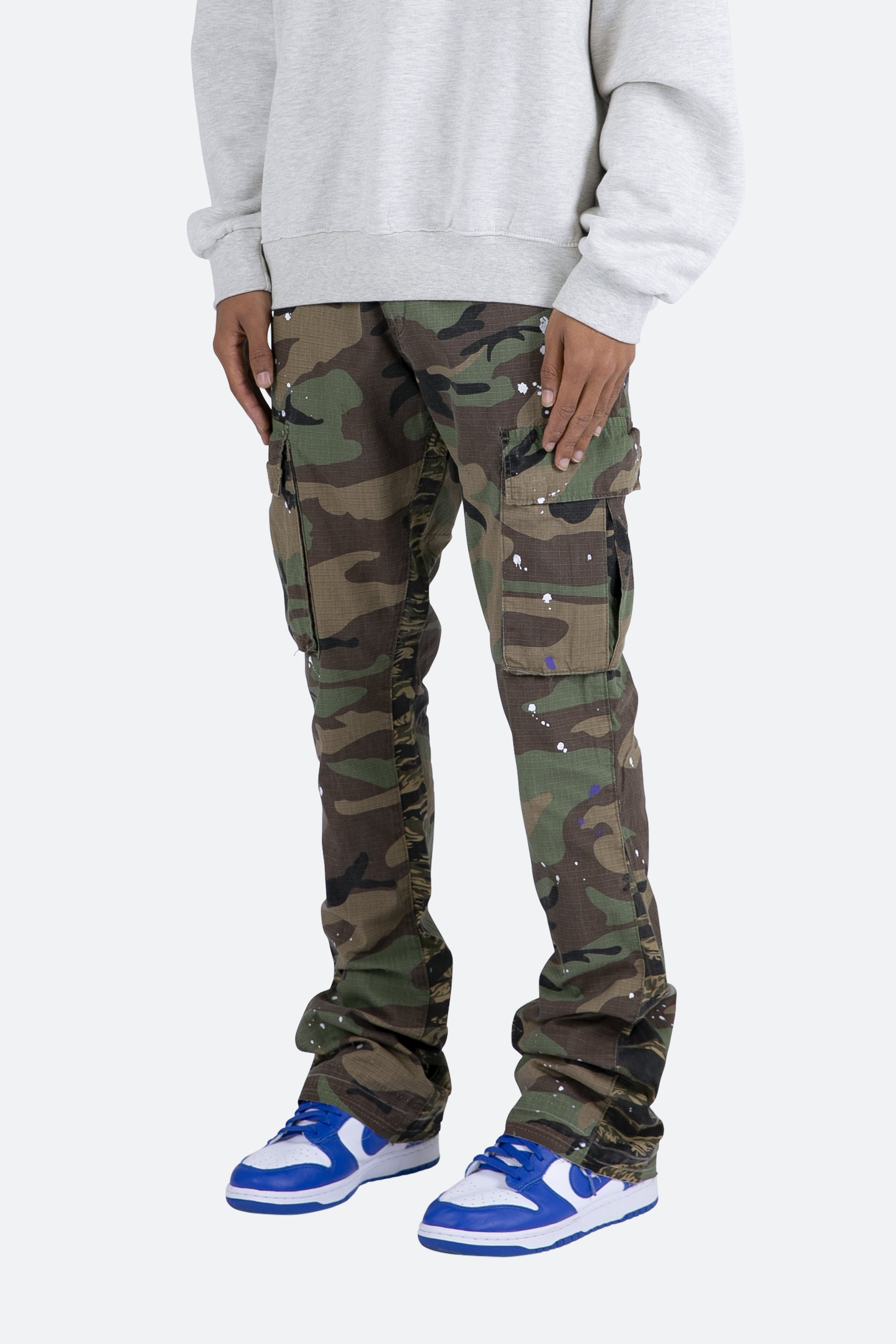 VETROSE® Bootcut Cargo Pants Camo 6.36 mnml