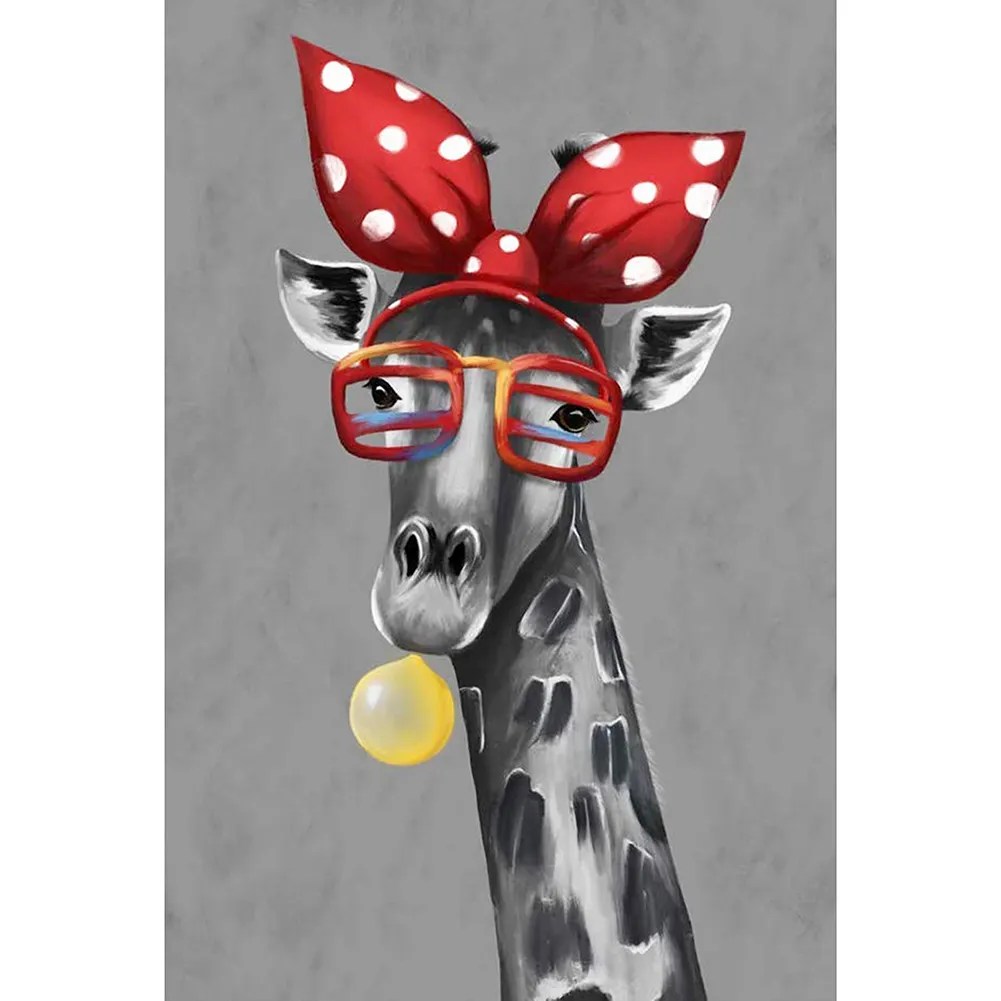 Giraffe Full Round Drill Diamond Painting 30*40CM