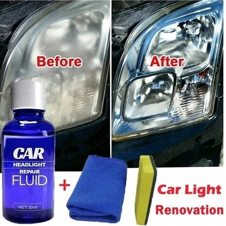 Car Headlight Repair Fluid Scratch Remover Headlight Refurbishment Polishing Maintenance Fluid