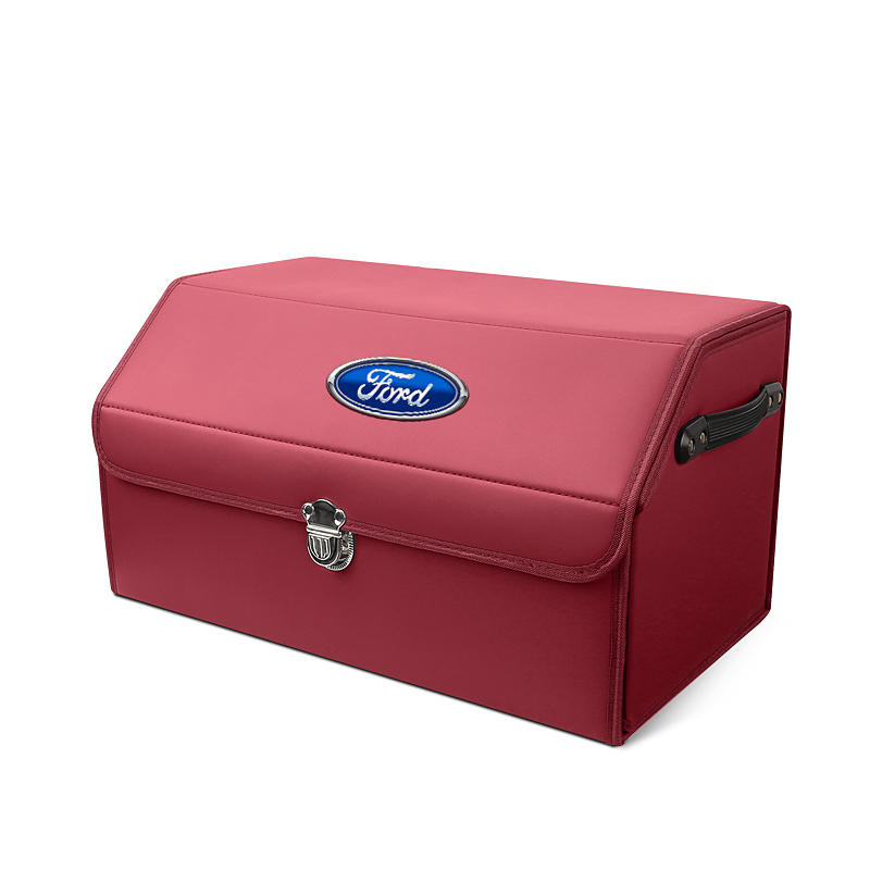 Car Trunk Leather Storage Box