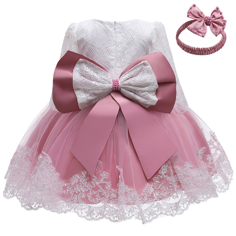 Infant Girls Birthday Dress For Toddlers Christmas Baby Girl Baptism