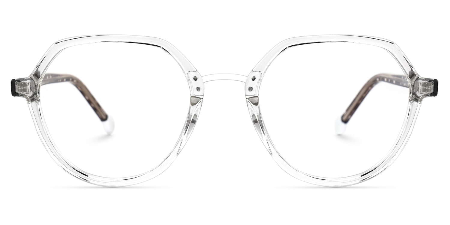 Naila Geometric Crystal Eyeglasses Vooglam UK