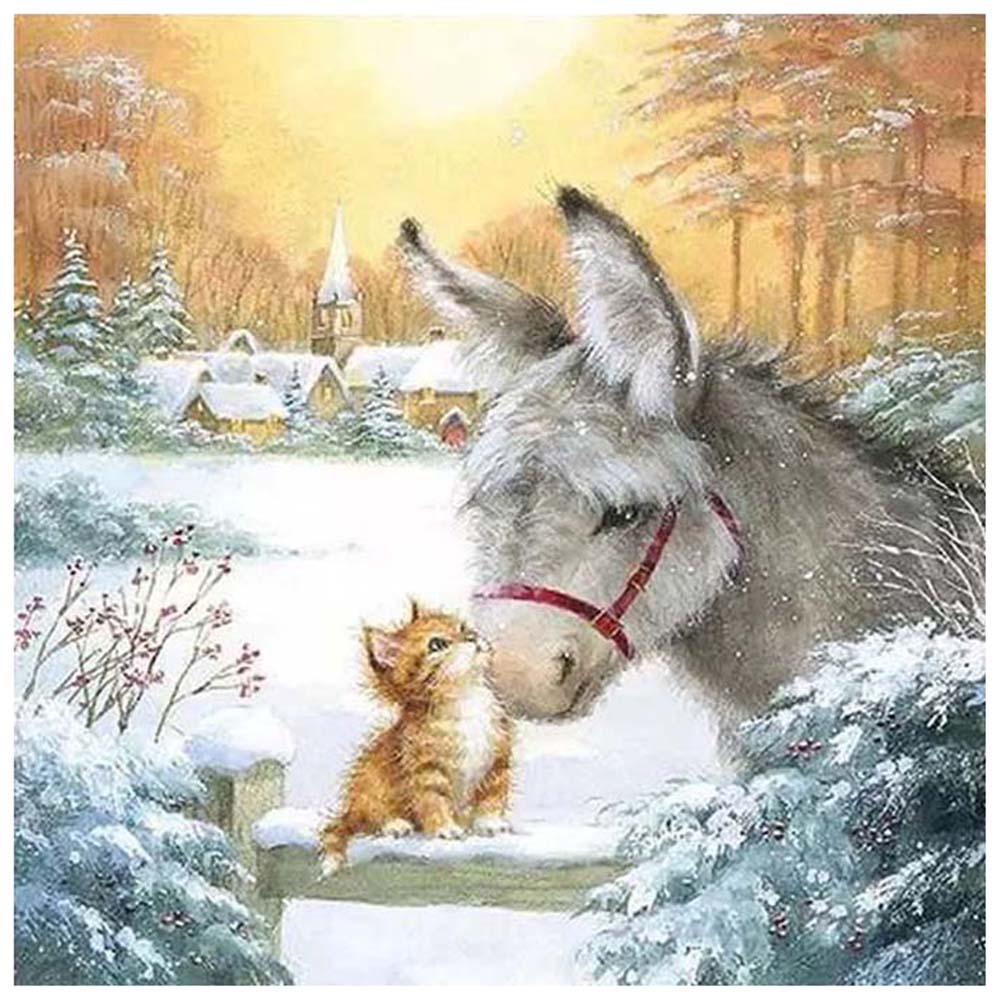 DonkeyFull Round Diamond Painting(40*40CM)