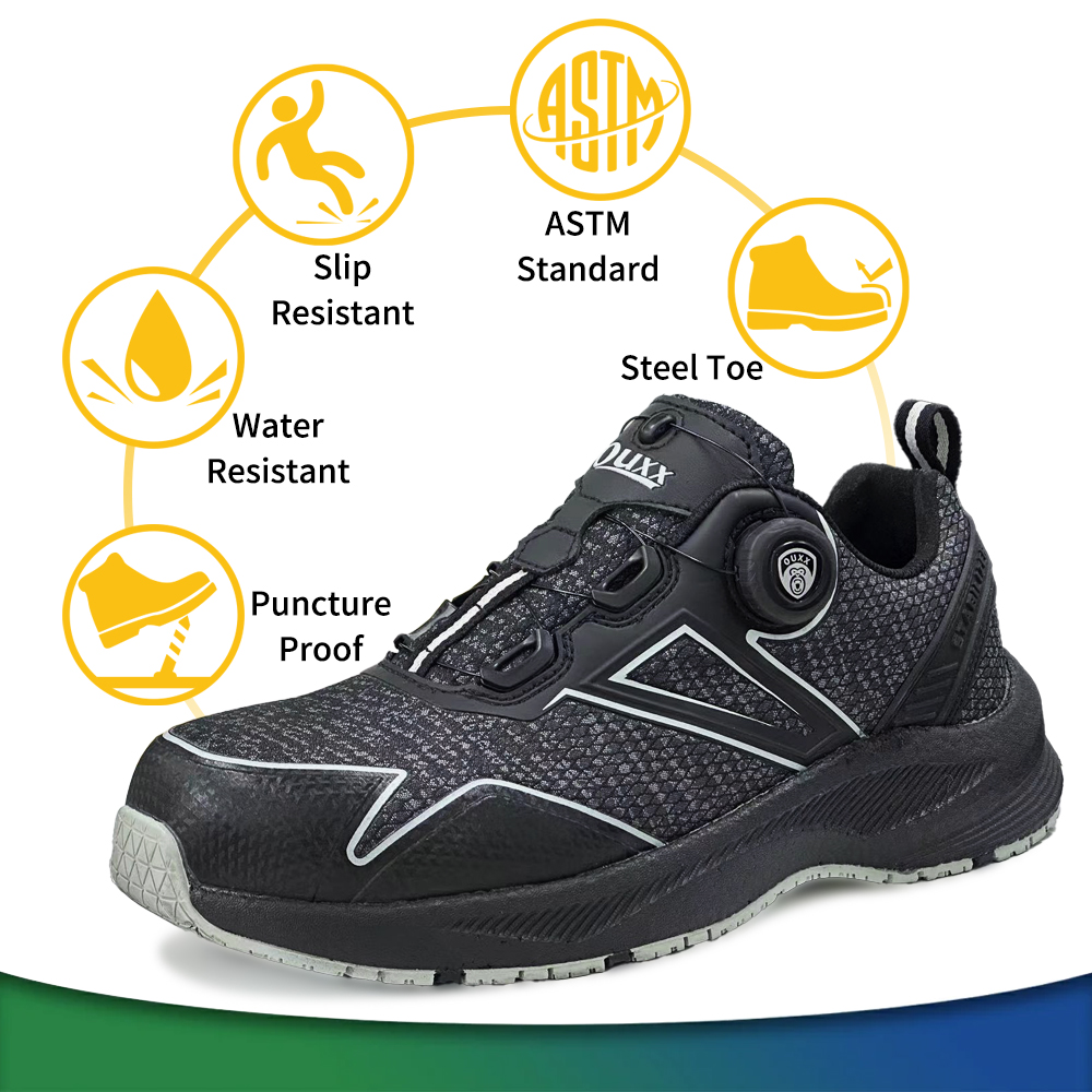 Men's Waterproof Aluminium Alloy Toe Non Slip Breathable ASTM F241318