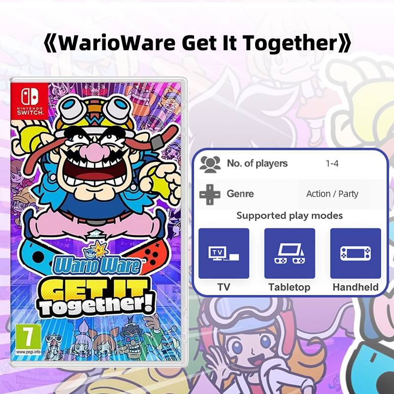 WarioWare Get It Together Nintendo Switch Game Original Cartridge