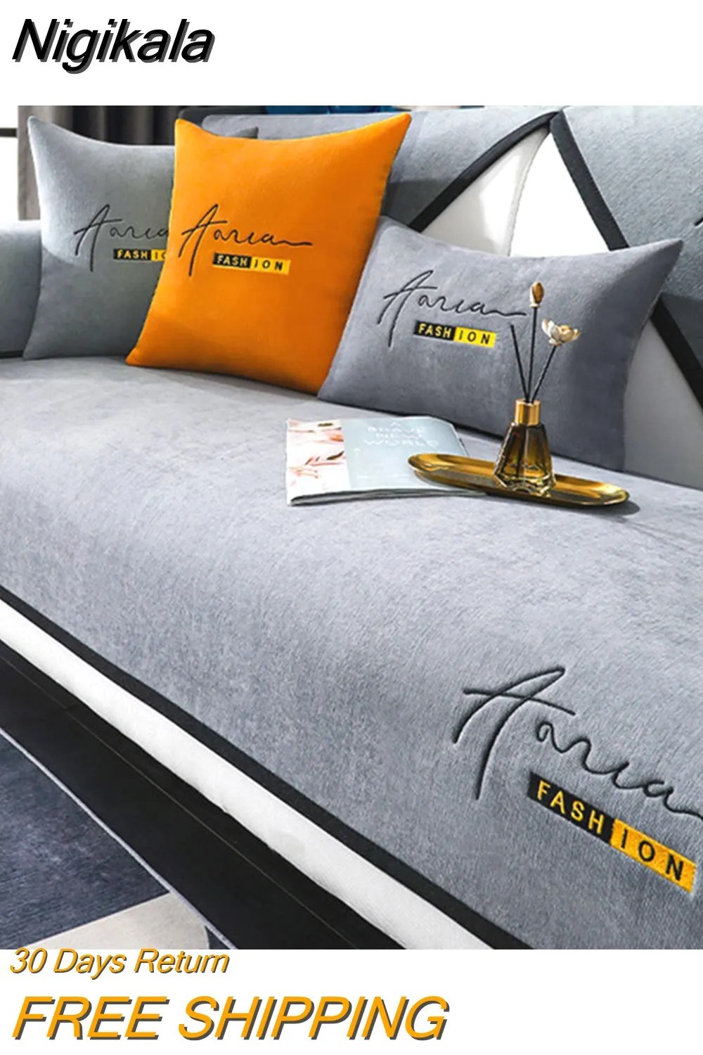 Nigikala Sofa Pad Towel Couches Covers for Living Room 1/2/3/4seater