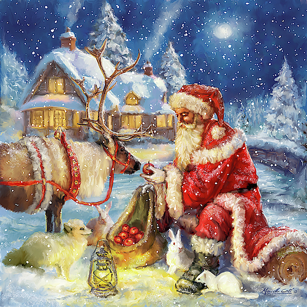 Christmas Full Round Diamond Painting