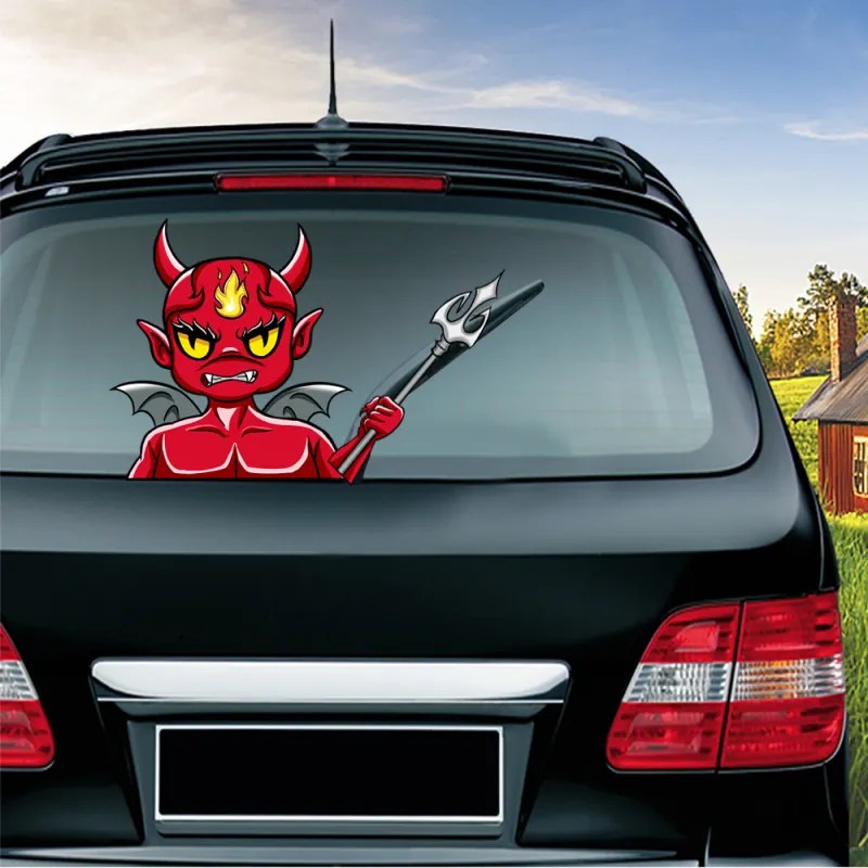 Car Rear Windshield Halloween Wiper Sticker