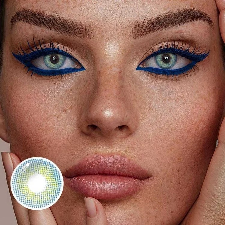 Cloud Blue Colored Contact Lenses ,Cloud Green Colored Contact Lenses ,non prescription colored