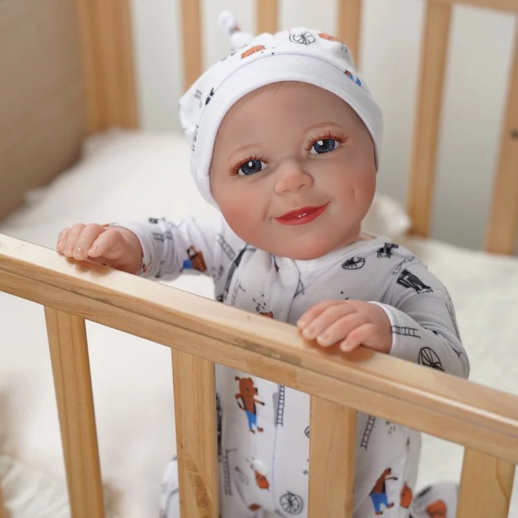 Real Lifelike Asleep Super Realistic Babies 20'' Reborn Cutest Newborn Baby Boys Doll that Look