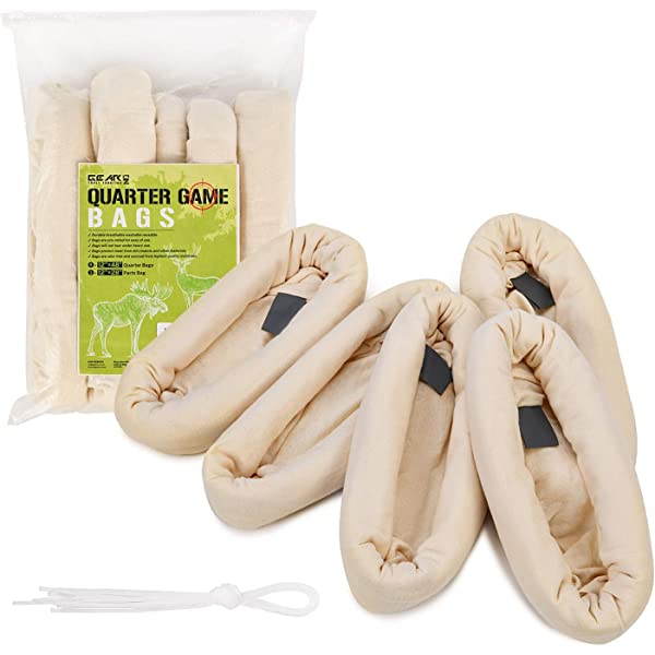 GearOZ Elk Game Bags Hunting Meat, 5Pack Reusable Meat Game Bags