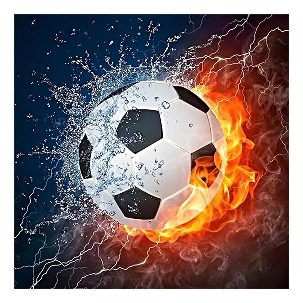 Football Full Round Diamond Painting 30*30CM