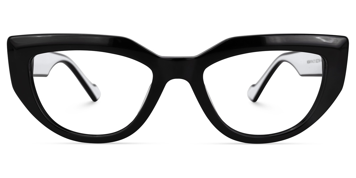 Zerbst Cat eye Black Eyeglasses Vooglam UK