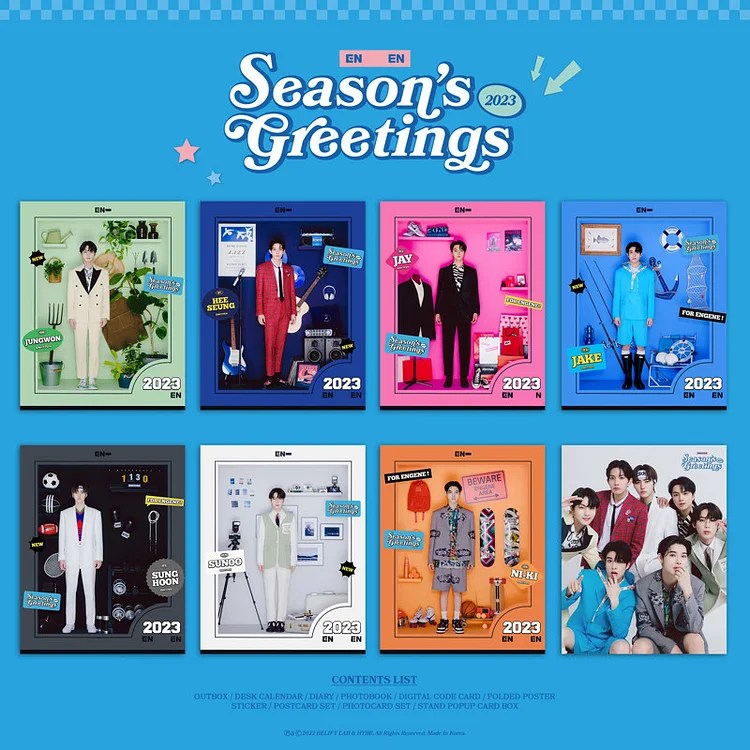 ENHYPEN 2023 Season's Greetings Photocard