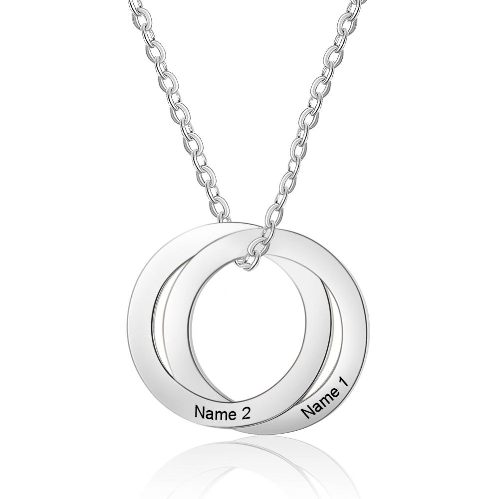 Personalized Russian Ring Necklace