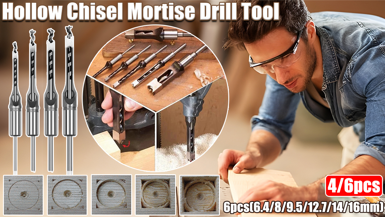 Hollow Chisel Mortise Drill Tool