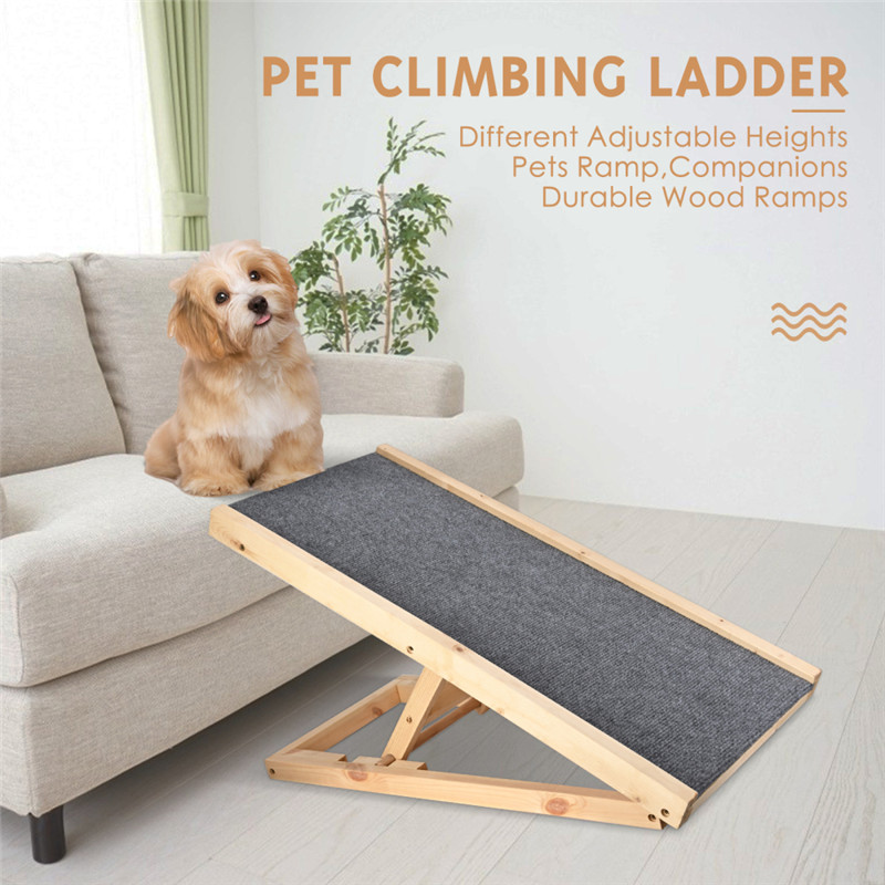Dog Ramp,Pet Stairs,Pet Ramp, Dachshund Ramp,Lightweight and Portable Ramp, Adjustable Heights