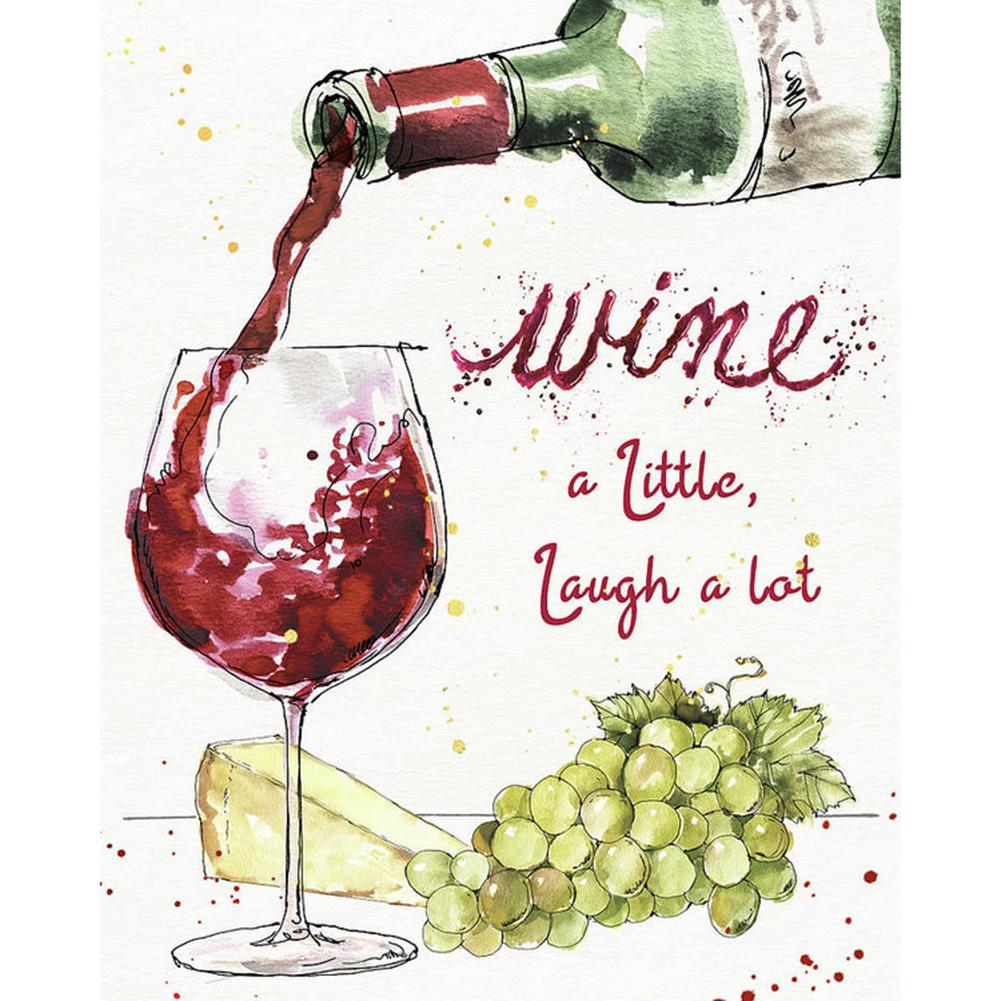 Wine Glass Full Round Diamond Painting