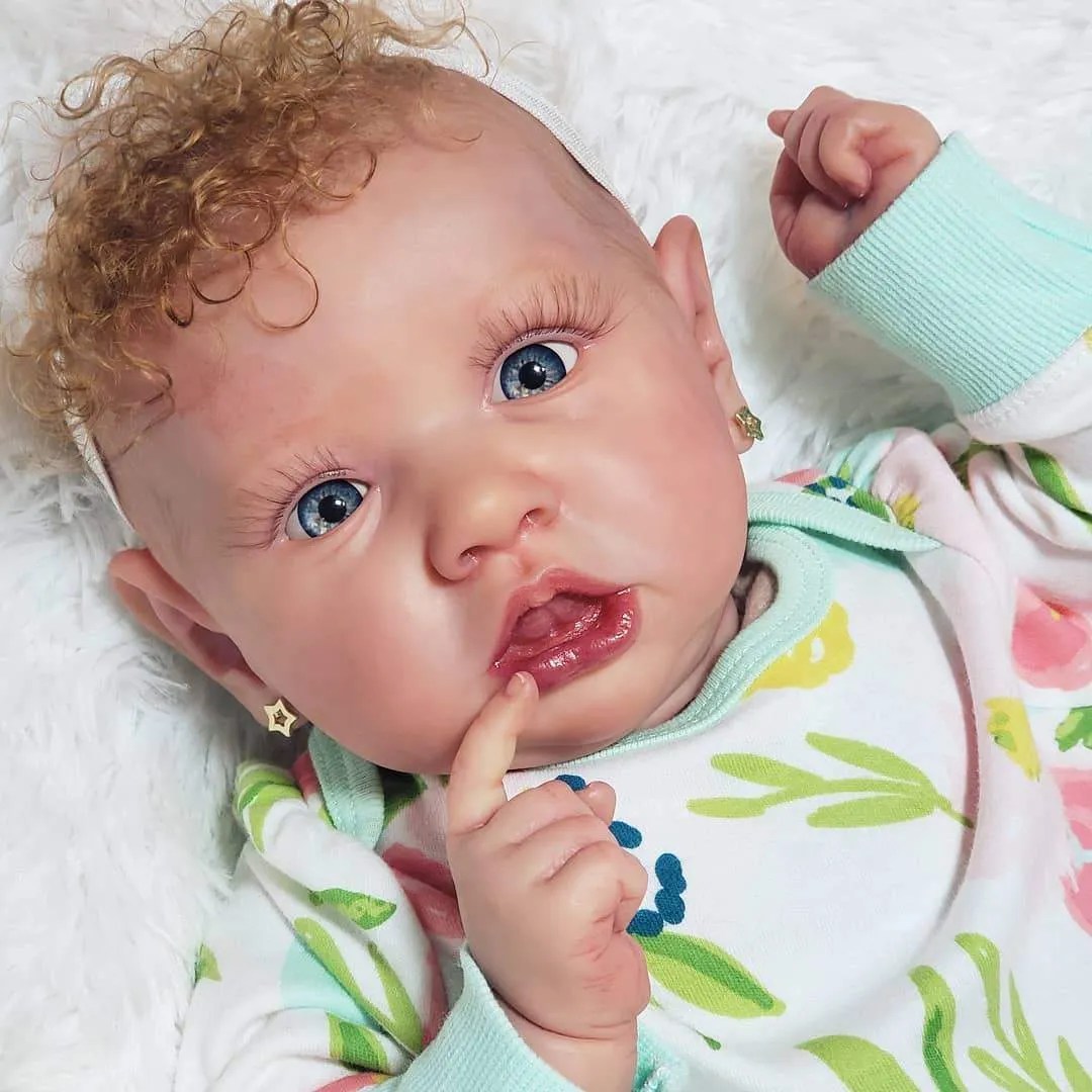 Realistic 20''Little Cute Erika Reborn Baby Doll Girl