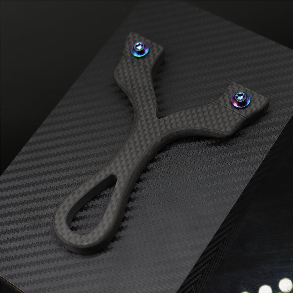 Snipersling slingshots SPterosaur OTT Carbon Fiber Flat Slingshot