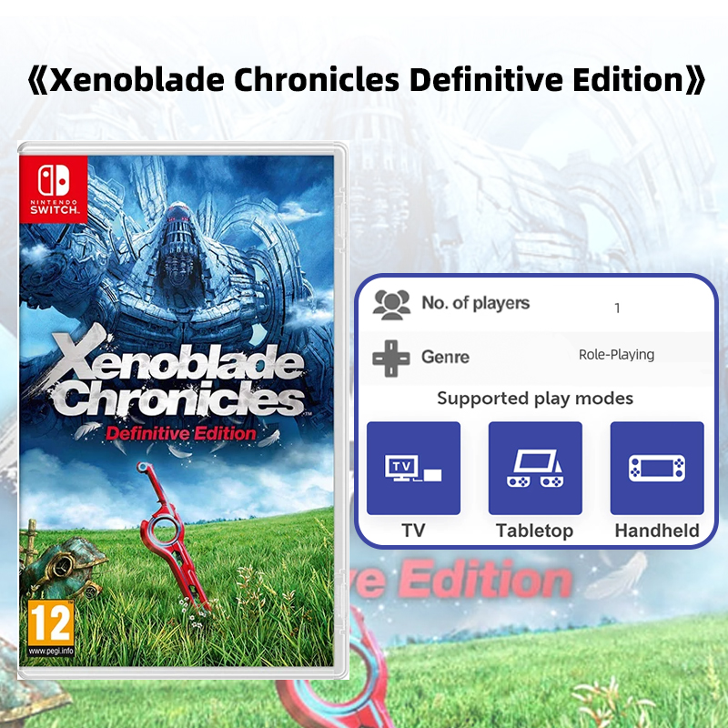 Xenoblade Chronicles Definitive Edition Nintendo Switch Game Original