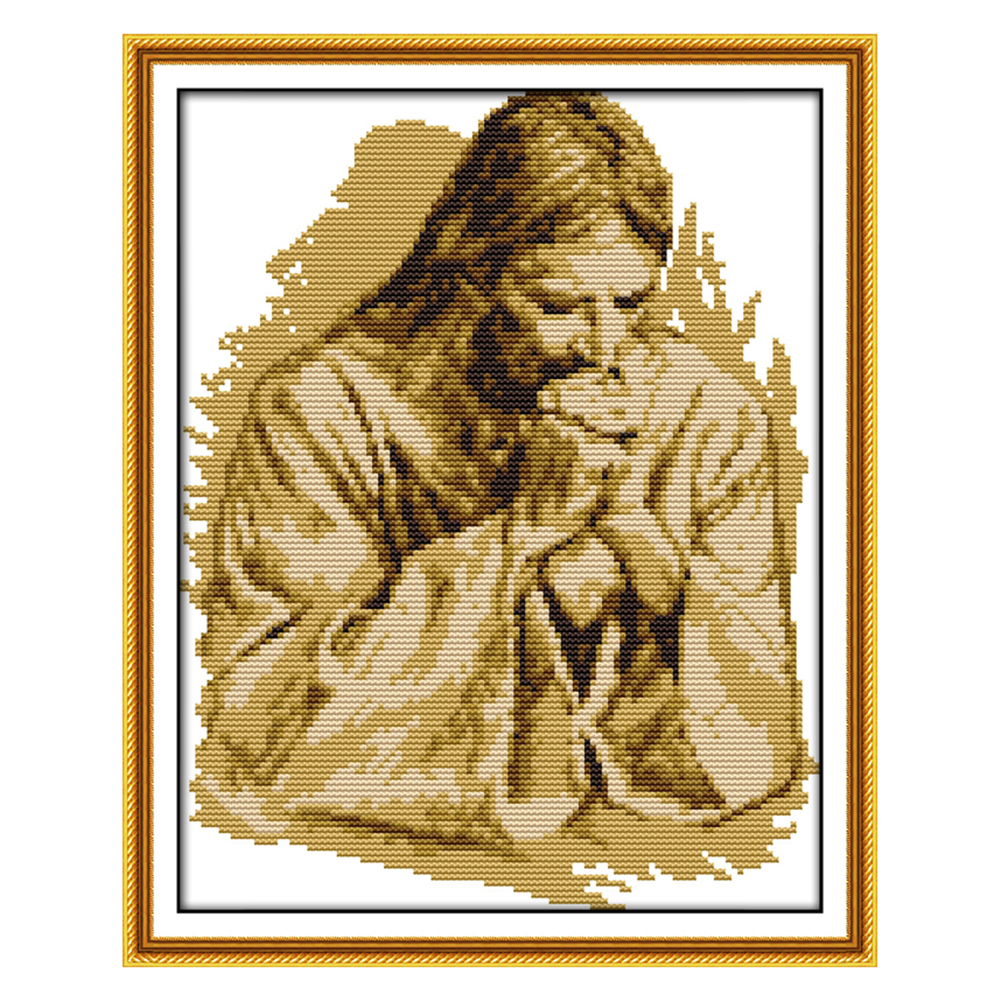 Religion 14CT Stamped Cross Stitch Kit(32x27cm)